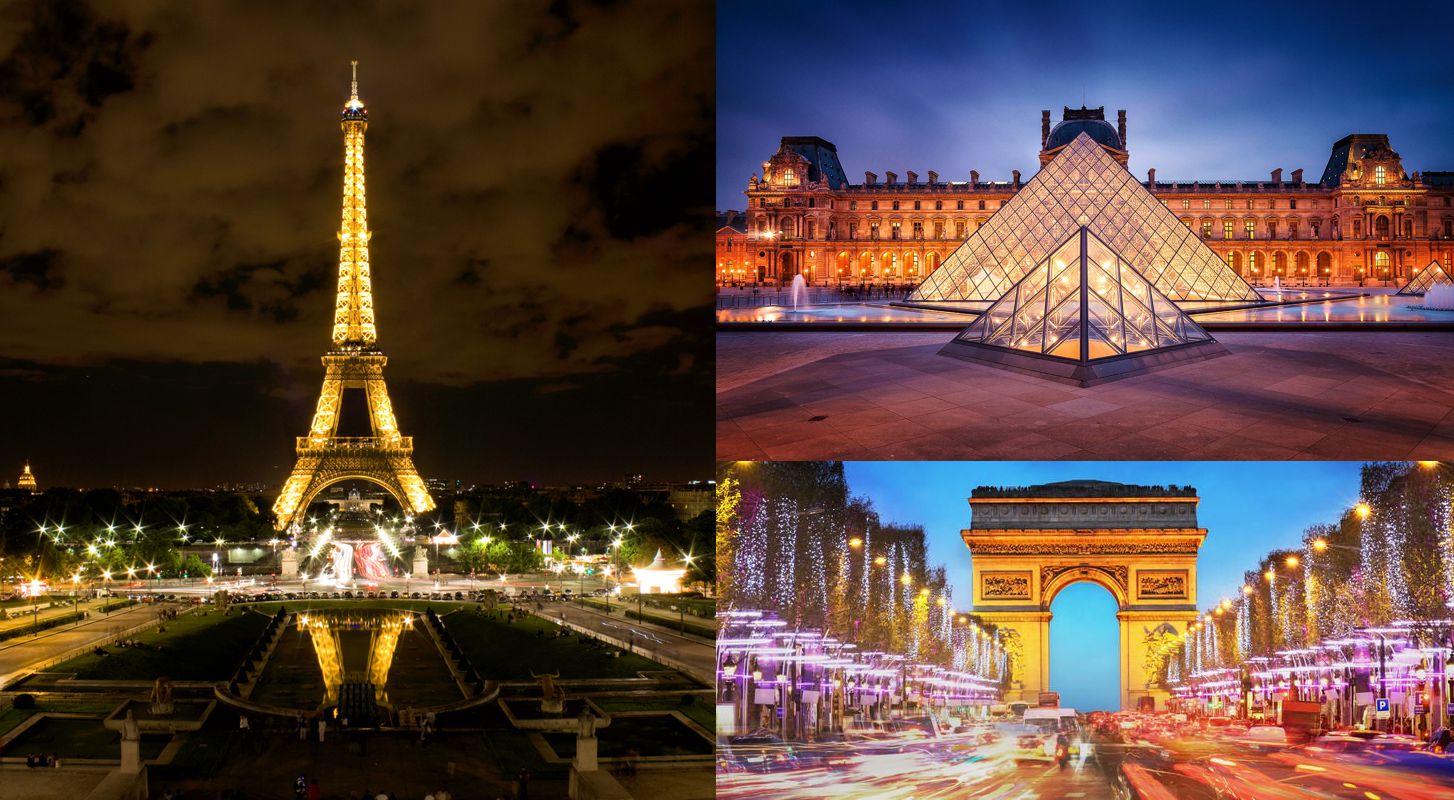 Paris at night